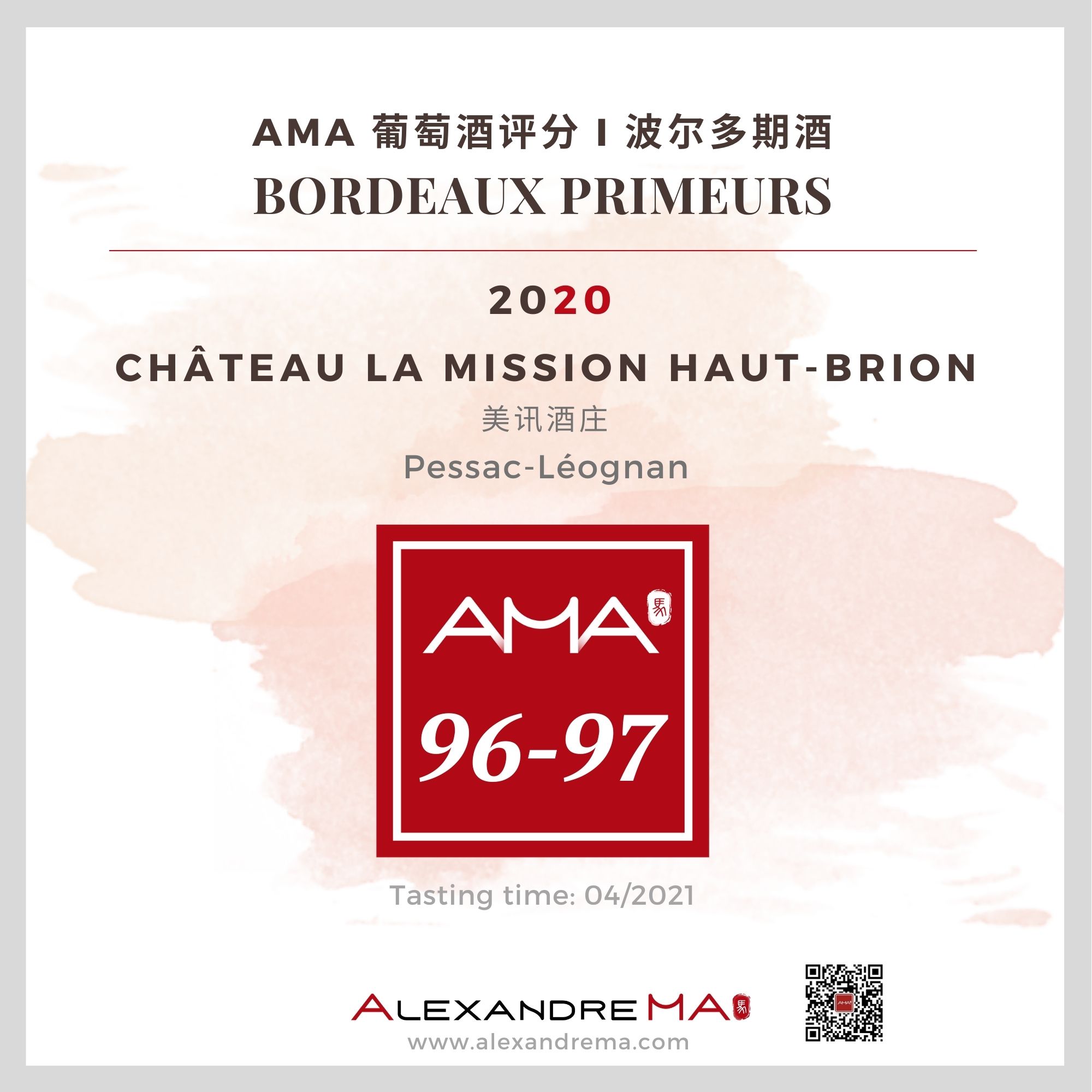 Château La Mission Haut-Brion – Red – 2020 – CN - Alexandre Ma